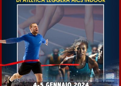 Atletica indoor, 550 atleti al campionato AiCS della Befana