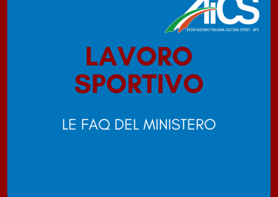 Lavoro sportivo, tutte le FAQ
