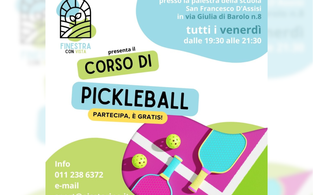 Torino, corso Gratuito di Pickleball per Under 30