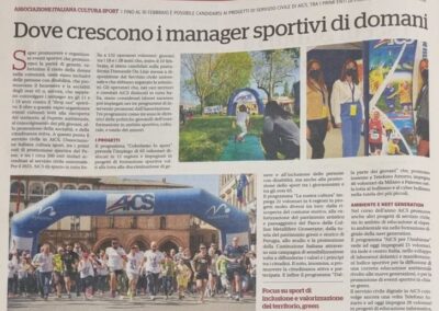 Dove crescono i manager sportivi: AiCS sul quotidiano Repubblica