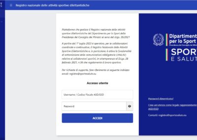 REGISTRO SPORT E SALUTE | Gestione designazioni e compensi dei direttori di gara