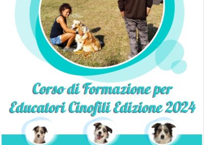 Cinofilia, corso per educatori cinofili