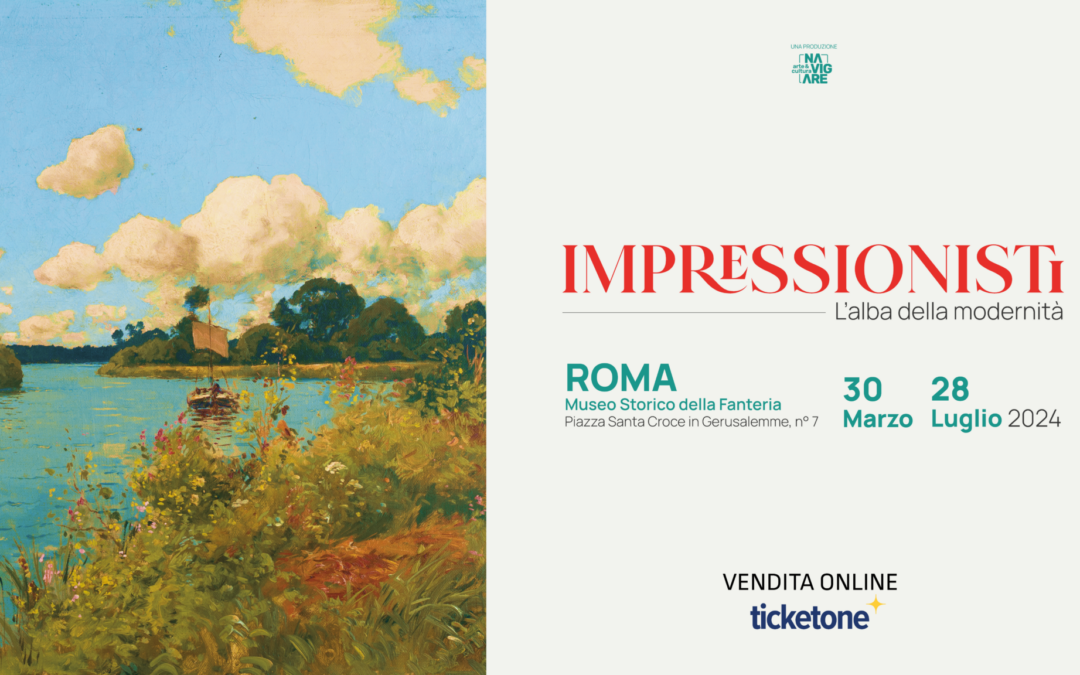 Roma, Partnership per la mostra “Impressionisti: l’alba della modernità”: prezzi agevolati per persone iscritte AiCS