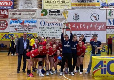 Pallamano femminile, Spallanzani Casalgrande vince il primo scudetto AiCS