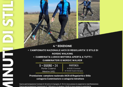 Nordic Walking, Campionato nazionale AiCS di regolarità e stile