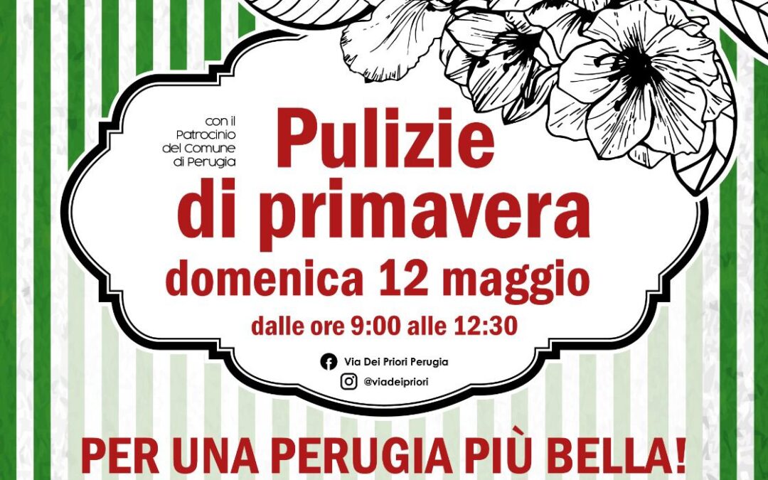 Perugia, “Pulizie di primavera”