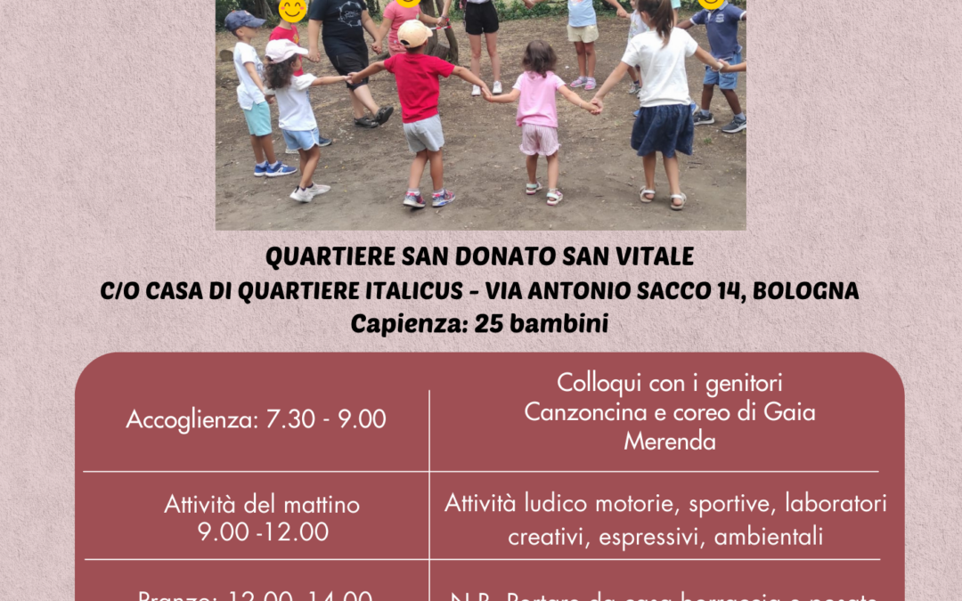 Centri estivi AiCS Bologna, consulta qui l’offerta