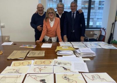 IL CALENDARIO DEL 60° DI AiCS LO DISEGNANO GLI STUDENTI DEL GUGGENHEIM DI VENEZIA