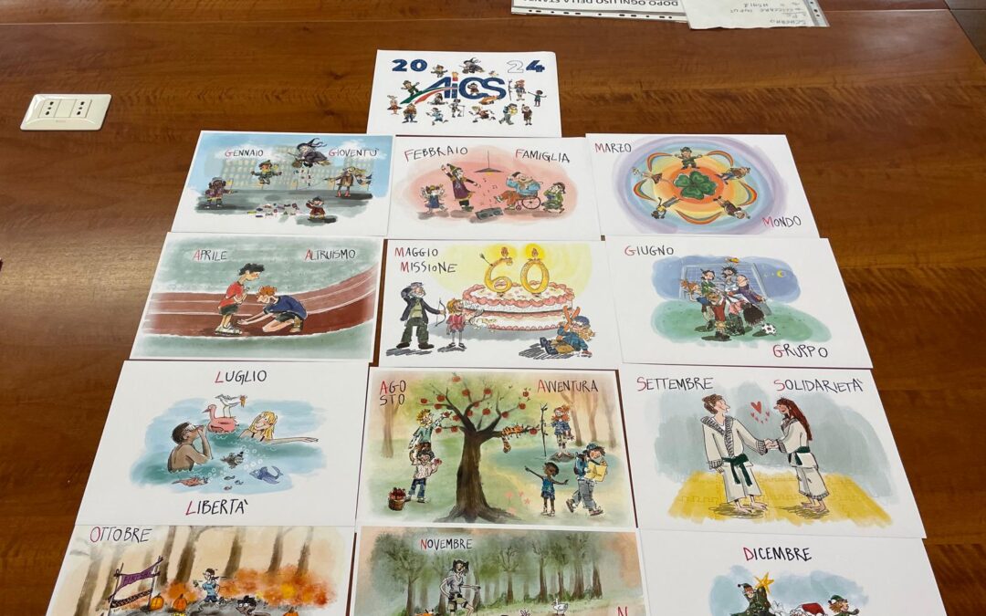 Calendario AiCS 2024, lo disegnano le studentesse del Liceo artistico di Brera!