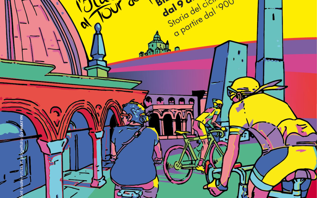 La mostra in Salaborsa di AICS Bologna e CID che celebra il passaggio della Grand Boucle a Bologna