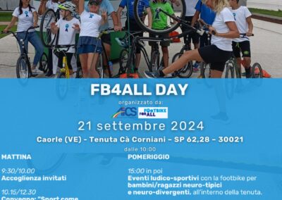 Footbike4all, convegno ed esibizione sportiva a Caorle