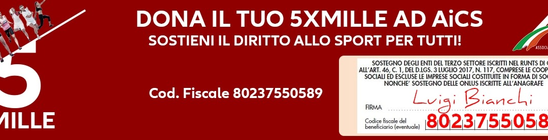 Agenzia delle Entrate: apertura dei termini di iscrizione al 5X1000 per le ASD