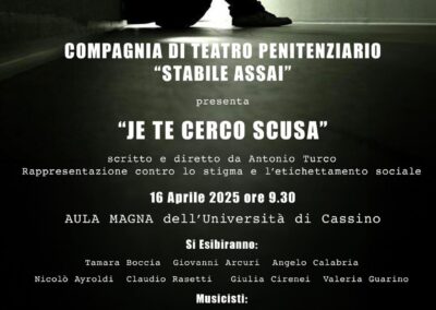 Teatro sociale, la Compagnia Stabile Assai in scena all’Università di Cassino
