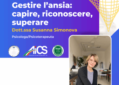 Discipline olistiche, webinar su “Gestire l’ansia”: gratuito per i soci AiCS