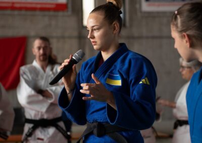 Judo, stage internazionale AiCS con la campionessa olimpica Daria Bilodid