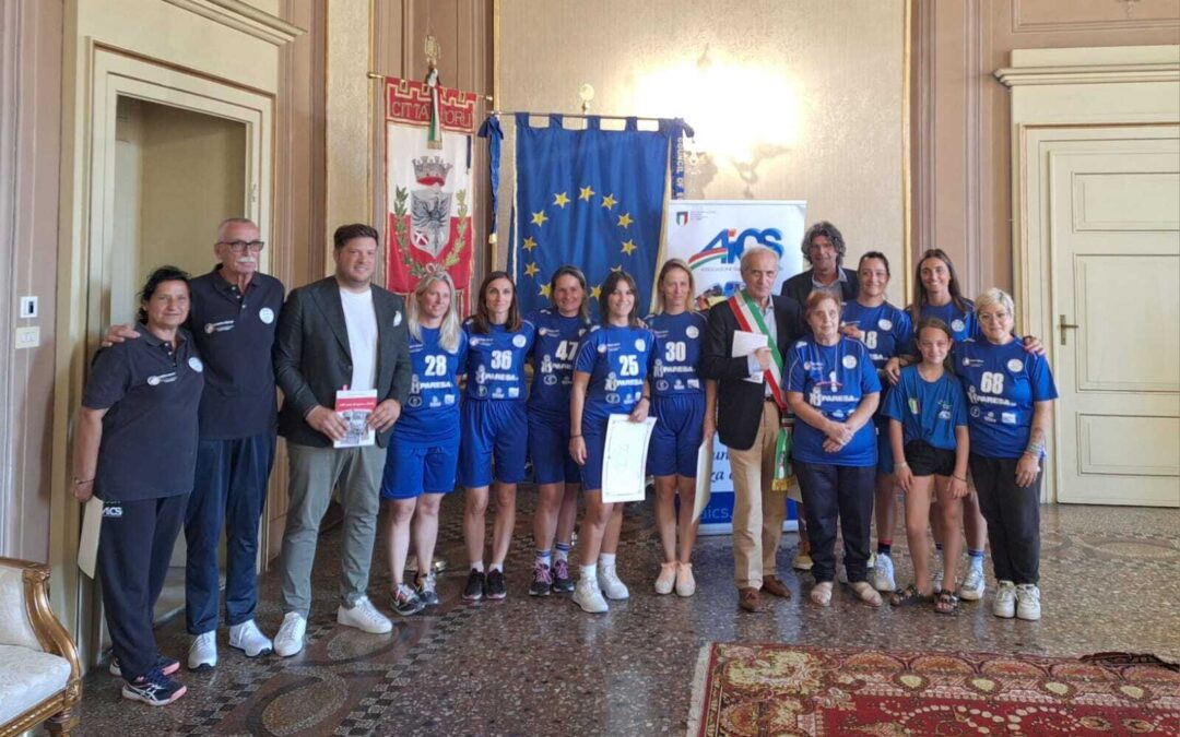 Forlì, il sindaco premia il team di Catch’n serve ball che ha partecipato agli CSIT World Sports Games