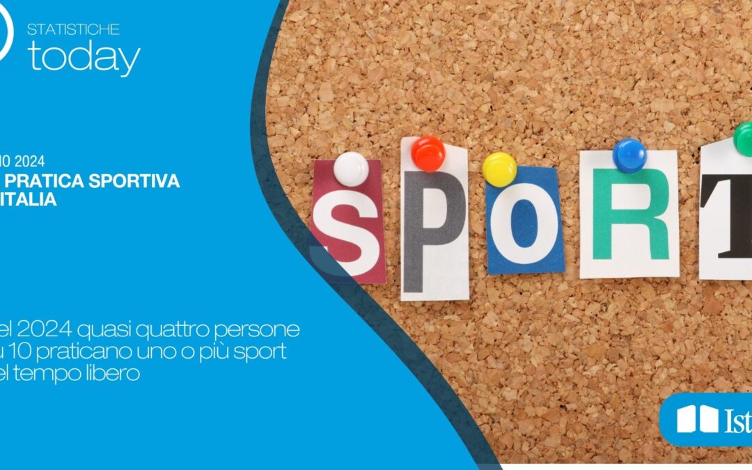 Istat: 21 milioni di italiani fanno sport, cala la sedentarietà