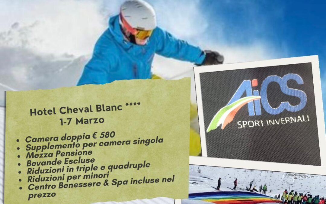 Sport invernali, torna la Settimana bianca AiCS SciAMO