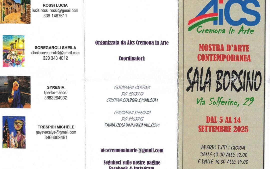 Cremona in arte, con AiCS, chiude all’insegna del successo