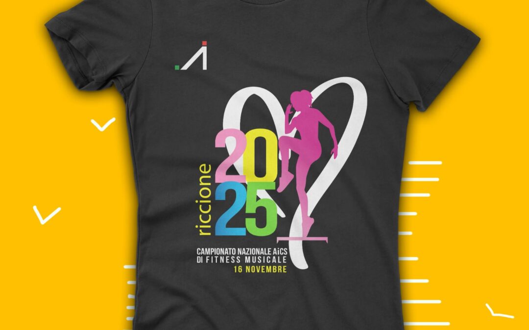 Campionato Nazionale AiCS Fitness Musicale, ecco la t-shirt ufficiale!