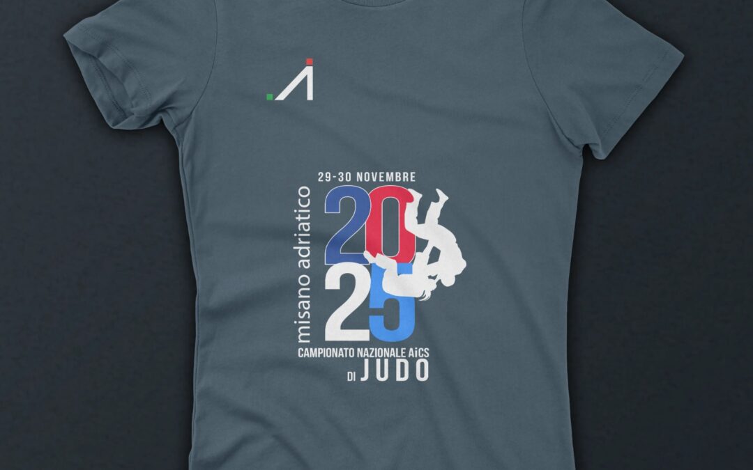 Campionato nazionale AiCS di Judo Open, ecco la t-shirt ufficiale!