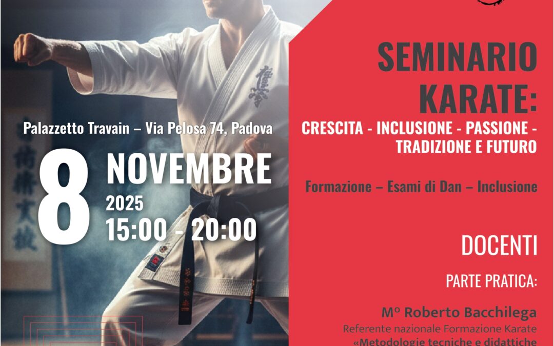 Corso di aggiornamento insegnanti tecnici AiCS di karate – Esami Nazionali di Graduazione Dan