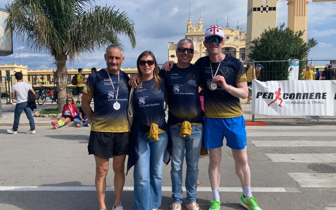 Sport inclusivo: i due atleti AiCS Rocca e Pili D’Ottavio vincono la mezza maratona paralimpica
