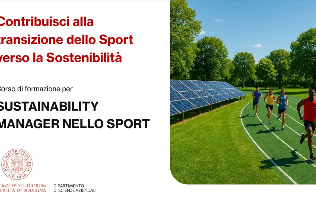 Formazione, all’Unibo il corso per SUSTAINABILITY MANAGER NELLO SPORT