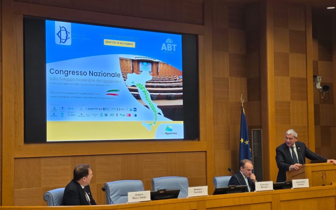 Mobilità lenta, al congresso nazionale sullo Sviluppo sostenibile dell’Appennino AiCS al fianco di Appennino Bike Tour