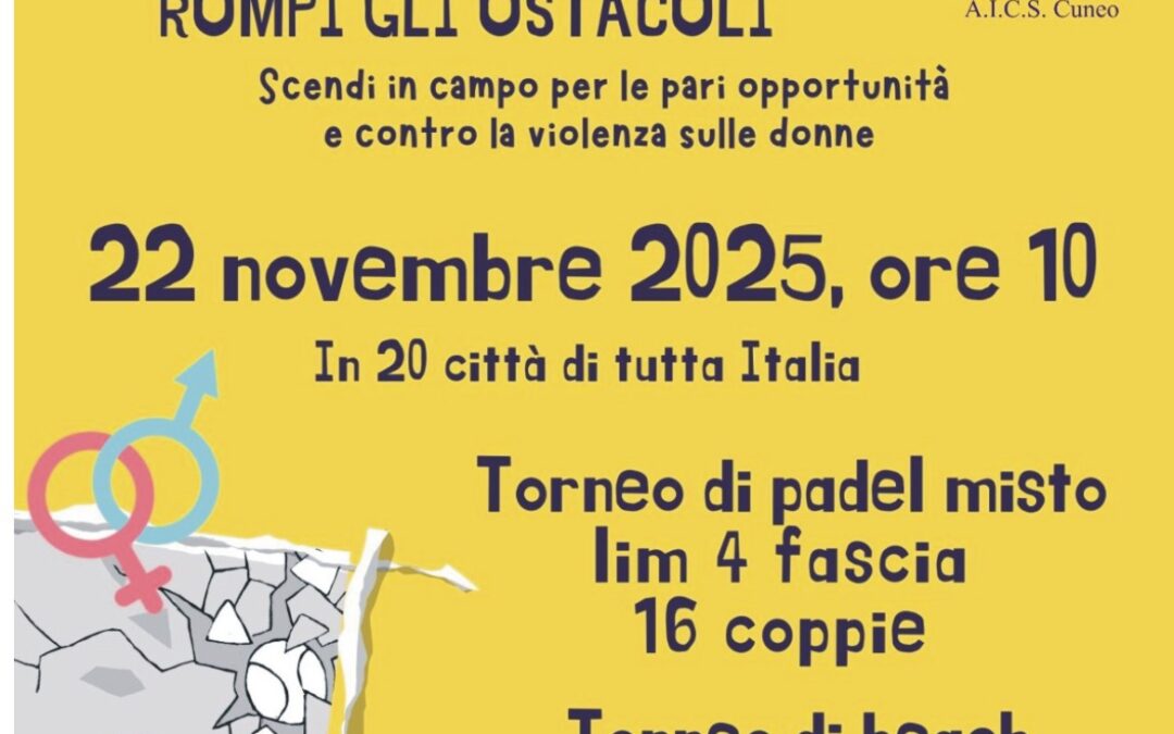 Cuneo, a Parete di genere anche il torneo solidale di beach volley femminile: fondi alle associazioni che si occupano di lotta alla violenza di genere