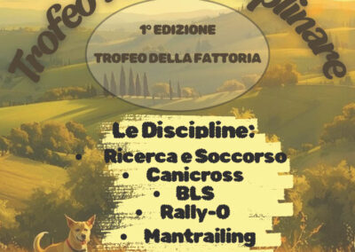 Trofeo multidisciplinare cinofilo: a Manciano la prima edizione del “Trofeo della Fattoria”