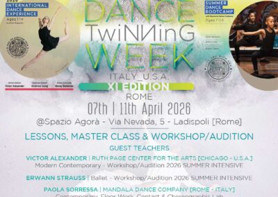 Danze Accademiche, torna con AiCS la “Dance Twinning Week Italia/Usa”