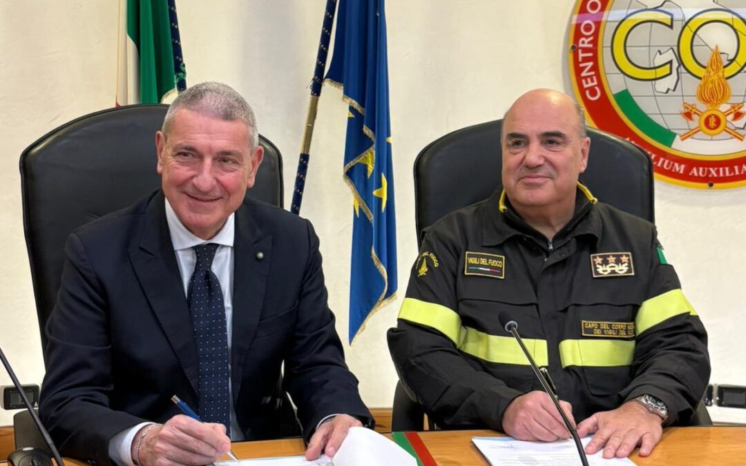 Firmata al Viminale la Convenzione tra AiCS e Corpo Nazionale dei Vigili del Fuoco per la promozione dello sport tra il personale