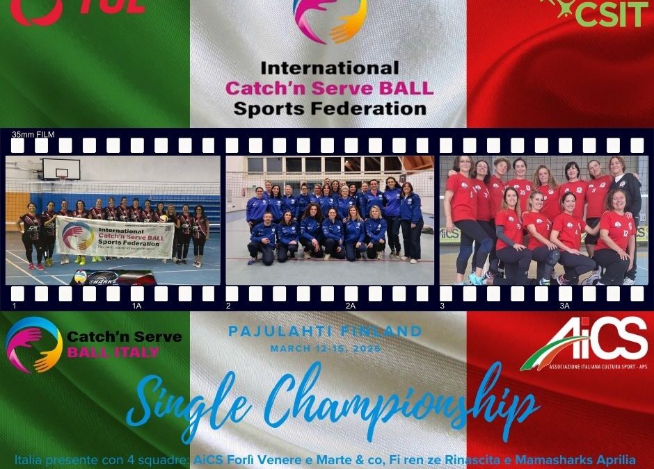 Catch’n Serve Ball: le squadre AICS pronte a rappresentare l’Italia ai campionati internazionali CSIT in Finlandia