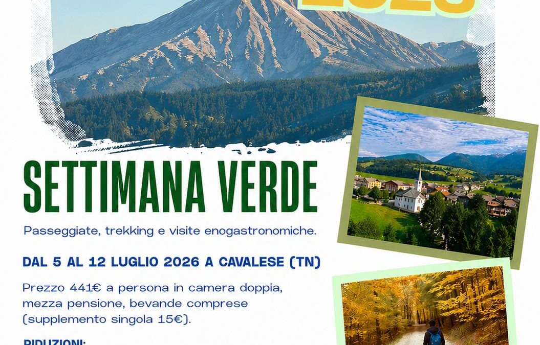 AiCS in montagna, a Cavalese la Settimana Verde 2026