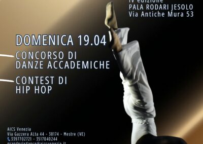 Jesolo ospita il 4° Grand Prix Dance AiCS: danza, inclusione e sostenibilità in ottica green