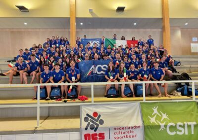 Mondiali CSIT di Nuoto: AiCS protagonista con 100 atleti, arrivano le prime medaglie