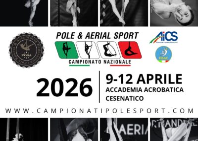 Pole e Aerial Sport, a Cesenatico il Campionato nazionale AiCS: 289 atleti in gara e 32 società sportive iscritte