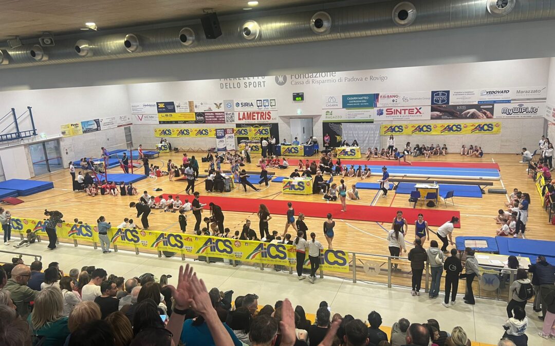 Veneto, oltre 1500 atleti per la ginnastica regionale AiCS 