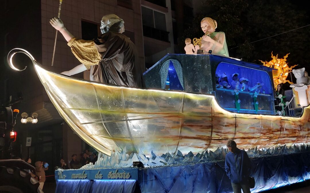 Il carro AiCS Terni – ASD Il Salice conquista il Cantamaggio Ternano: “Un mondo da salvare” trionfa alla 130ª edizione