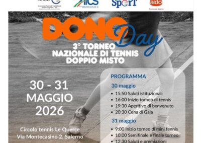 Dono Day, a Salerno lo sport scende in campo per la cultura della donazione