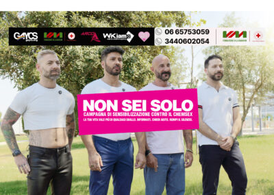Gaycs presenta “Non sei solo”, il primo spot italiano di sensibilizzazione contro il ChemSex