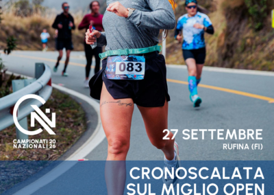 Cronoscalata sul Miglio, svelato il poster del Campionato nazionale AiCS di cronoscalata a Rufina