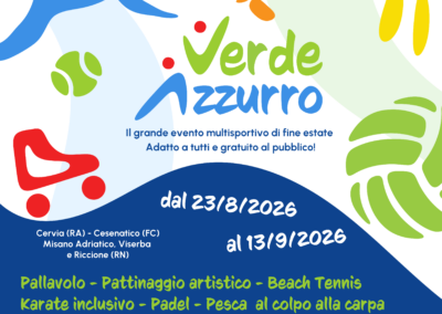 VerdeAzzurro 2026, svelati poster e t-shirt del grande evento multisportivo AiCS di fine estate