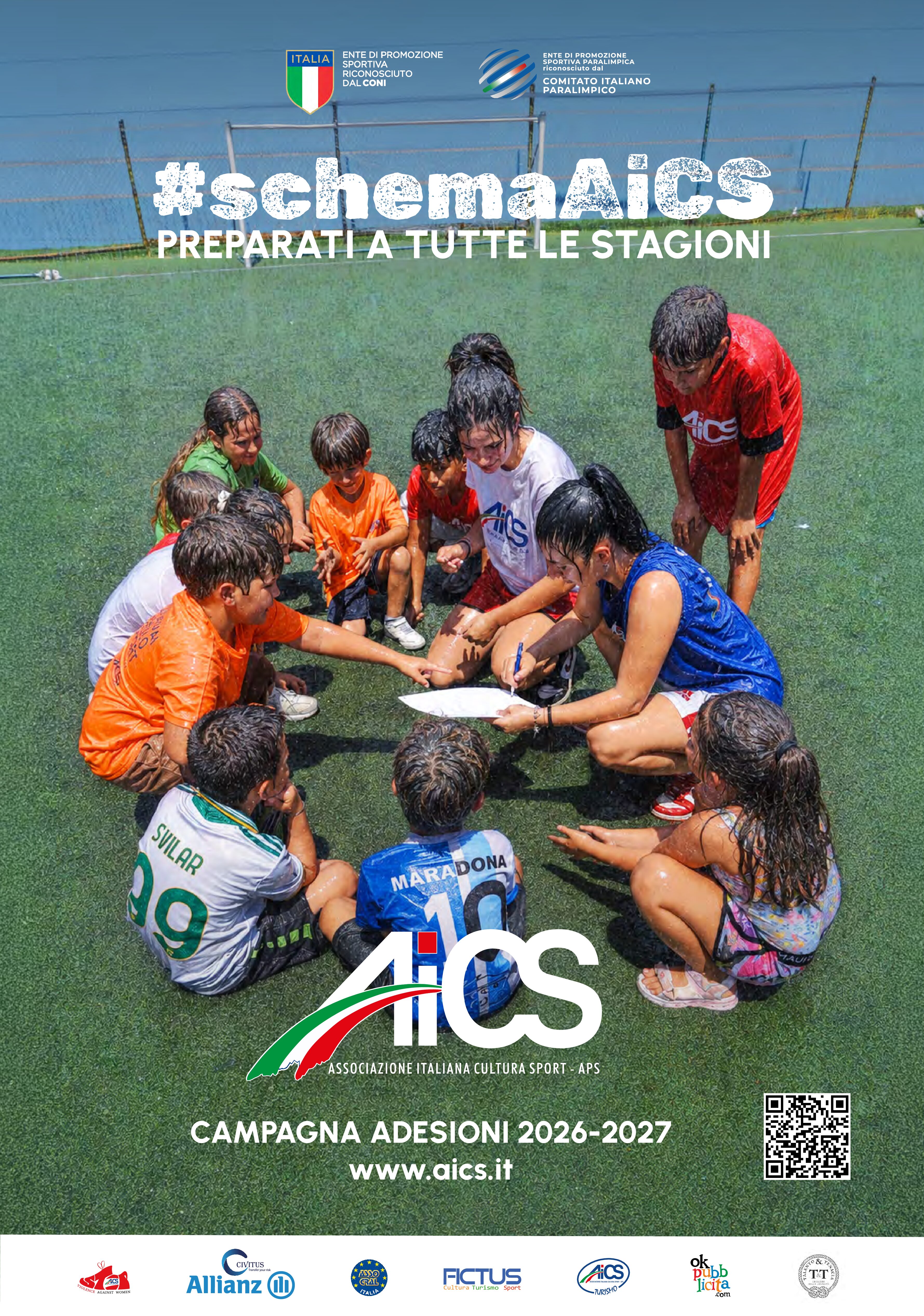 #SchemaAiCS, parte la campagna adesioni 2026-2027: preparati a tutte le stagioni