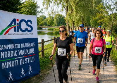 Nordic walking, a Martellago torna il campionato nazionale AiCS “Minuti di Stile”