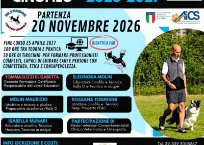 Educatore cinofilo, a novembre parte il corso Silverdog con AiCS