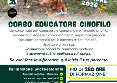 Ad ALTEDO un corso per educatori cinofili: oltre 280 ore tra formazione e lavoro sul campo