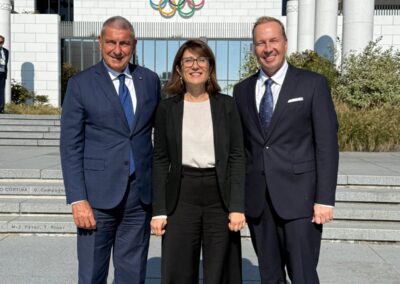 Partecipazione, sostenibilità e futuro dello sport: il presidente MOLEA a SPORTACCORD