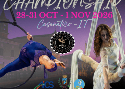 Aerial Art, Cesenatico ospita il Mondiale POSA dal 28 ottobre al 1° novembre